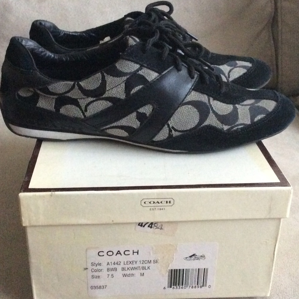 Authentic COACH SIGNATURE shoes.