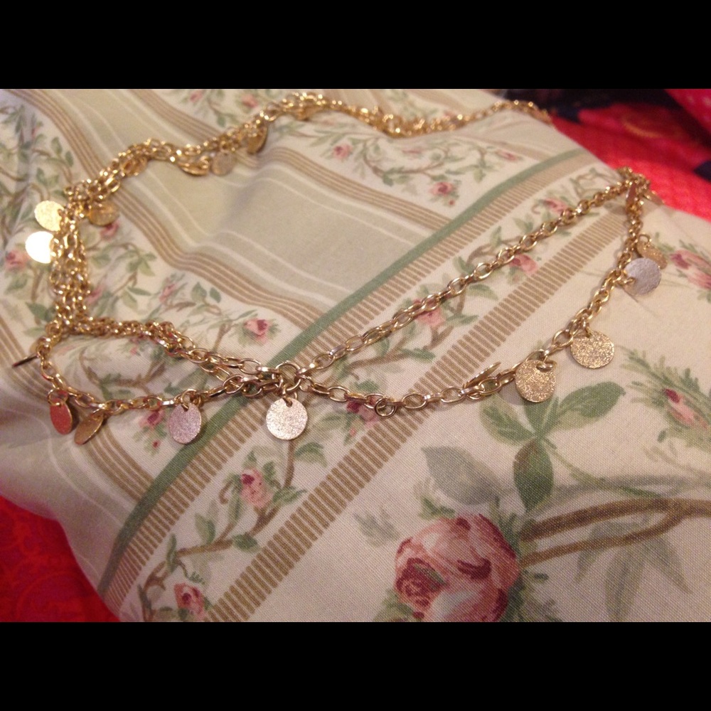 Gold colored head piece
