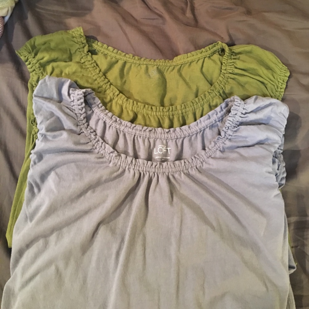 Two Ann Taylor Loft shirts