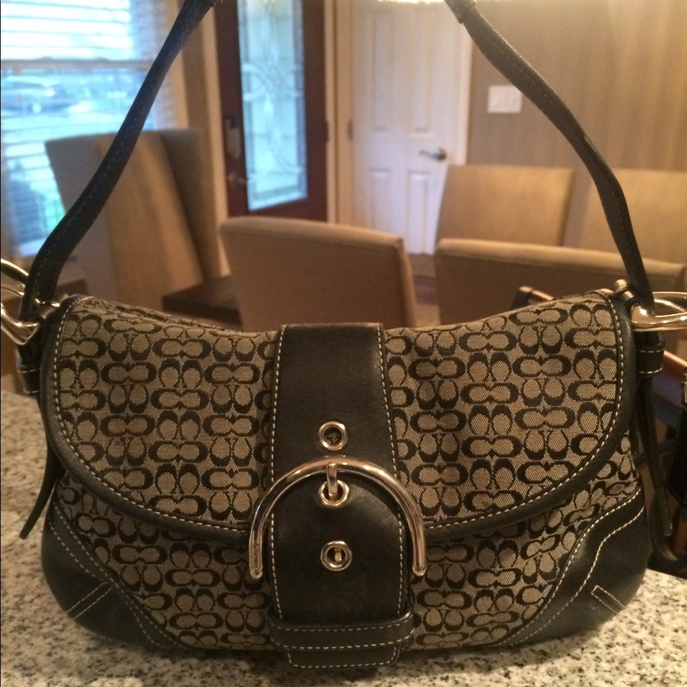 Coach black purse