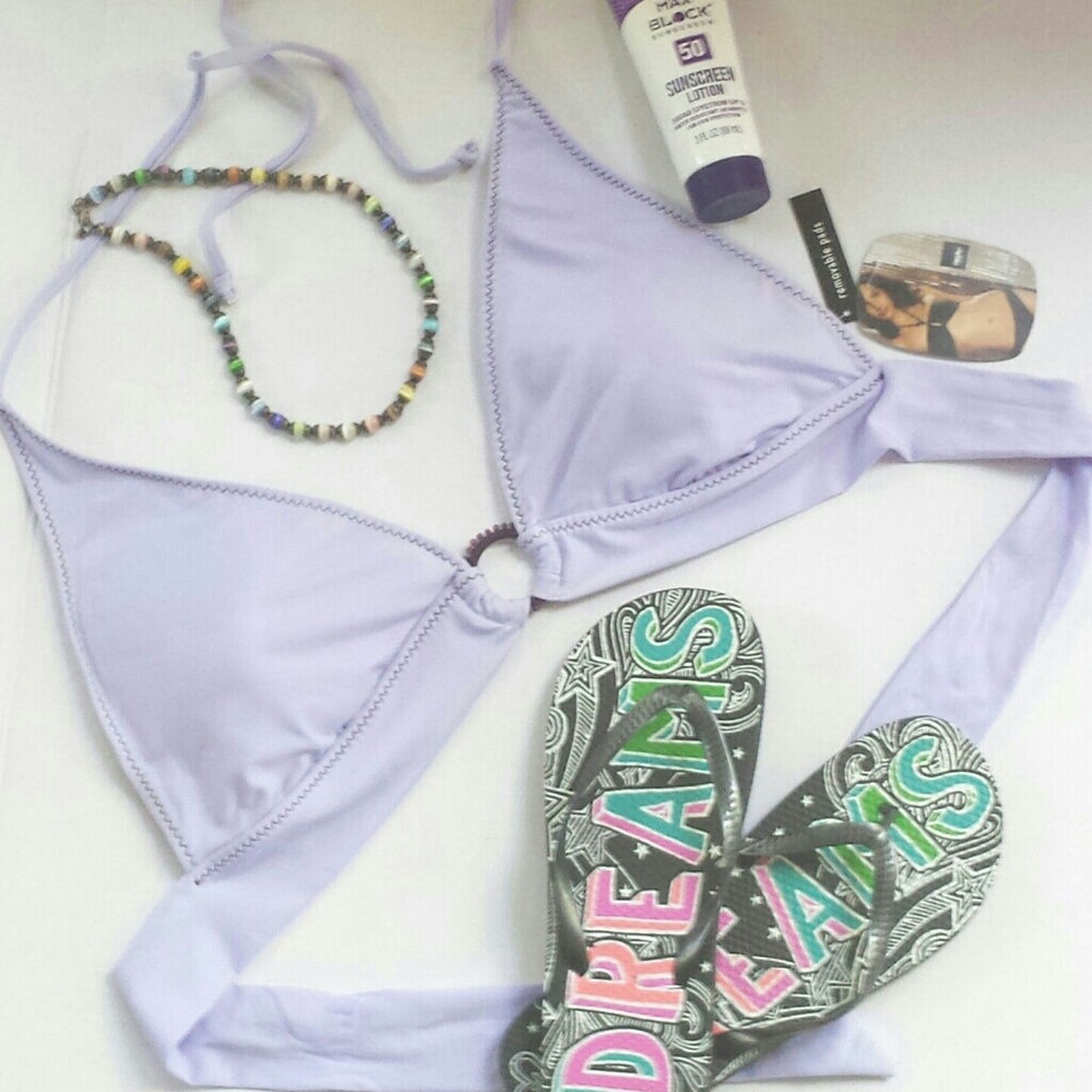 Mossimo Bikini Top Large Lavender Removable Pads