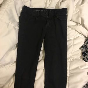 American Eagle black skinny jeans