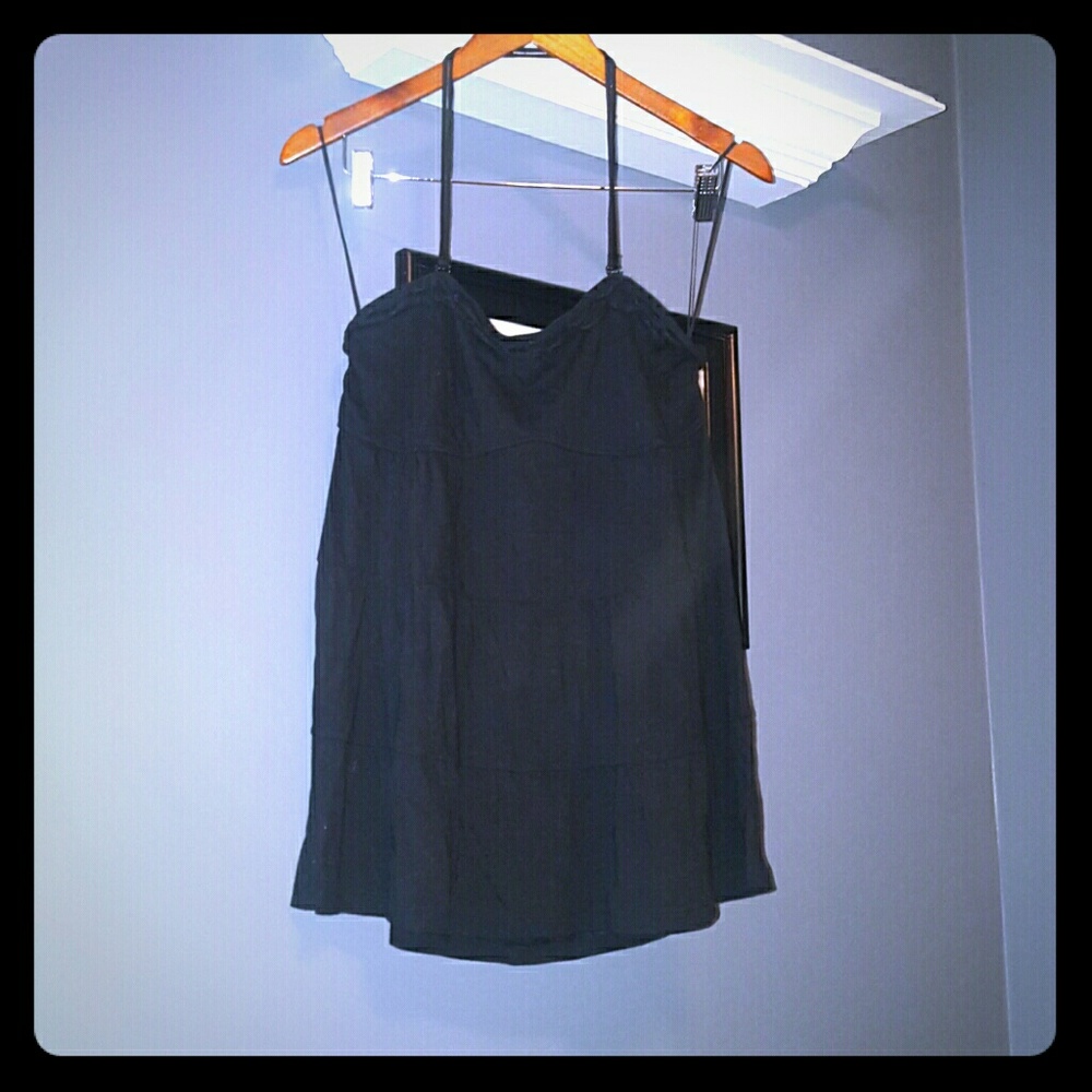 American Eagle halter/strapless ruffled smocked
