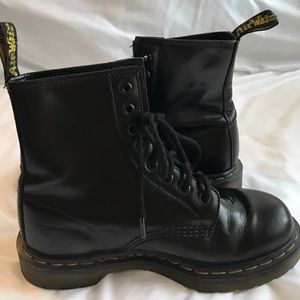 Black Dr. Marten's Combat Boots