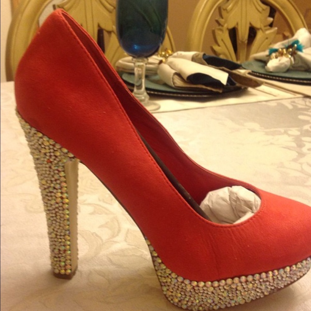Crystal Embellished Platform (Made to Order)
