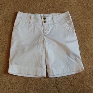 Mossimo white Bermuda shorts