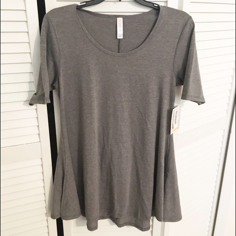 Lularoe gray perfect tee size xxs