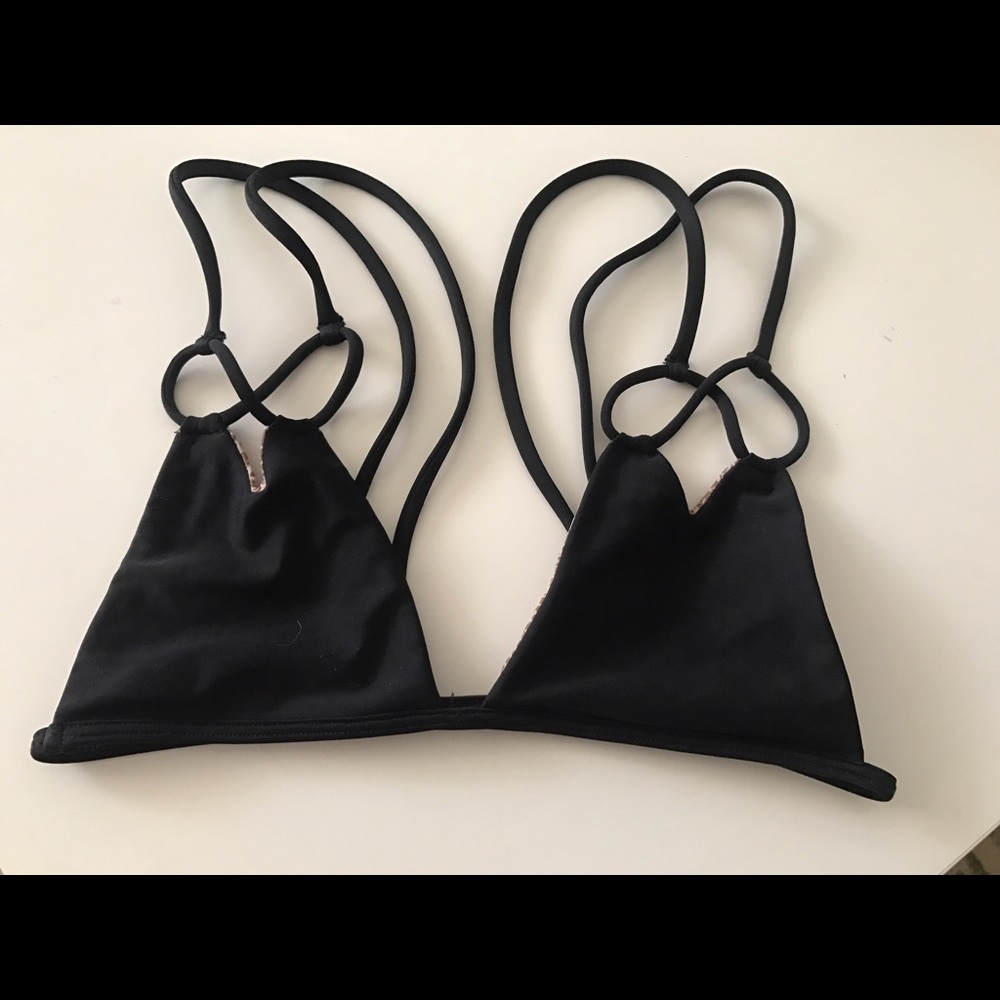 Black Acacia Kekaha bikini top