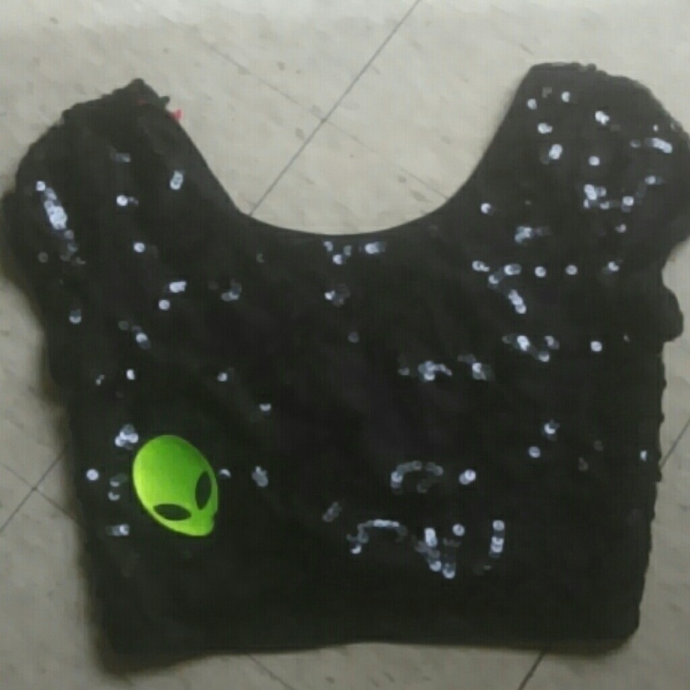Sequined Alien top