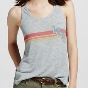 "1975" VINTAGE GREY TANK