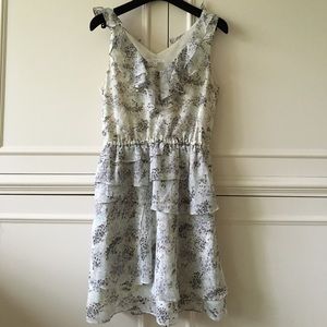 Beautiful Anthropologie chiffon summer dress