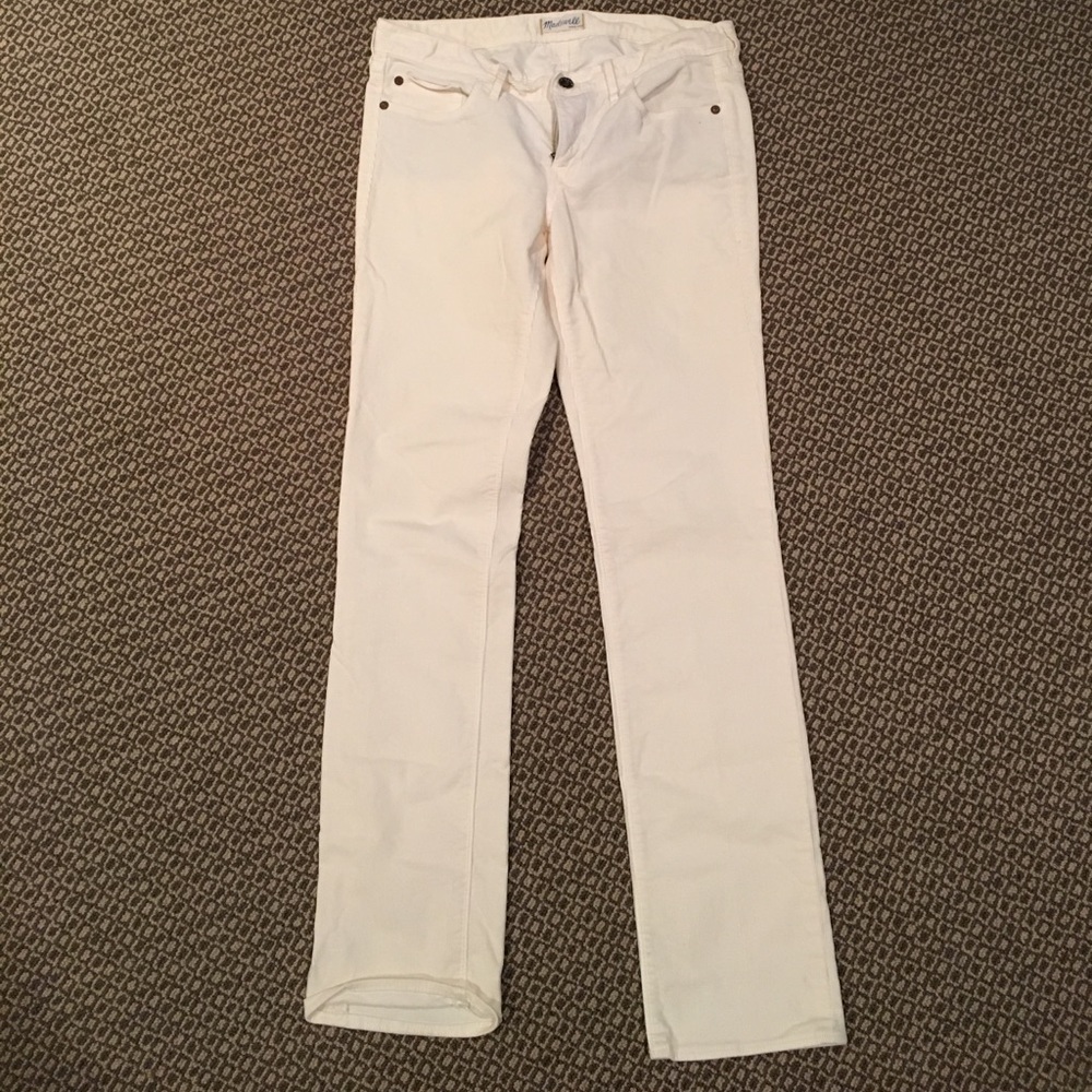 Cream corduroy jeans