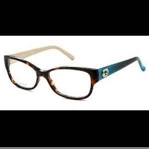 Gucci Havana Eyeglass Frames