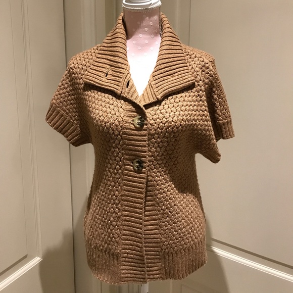 Banana Republic Sweaters - Banana Republic Brown SS Sweater Cardigan, M