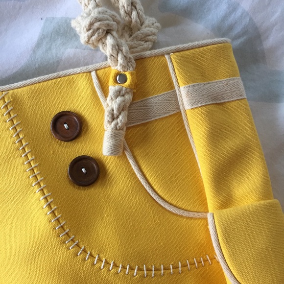 Nautical Rope Handle Tote Bag - Picture 2 of 3