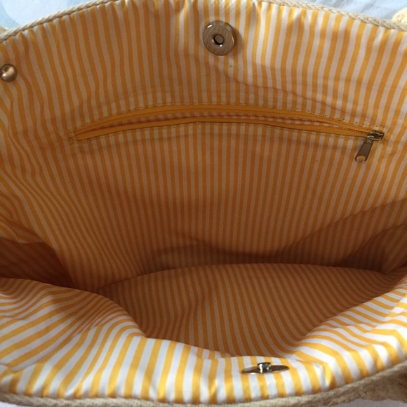 Nautical Rope Handle Tote Bag - Picture 3 of 3