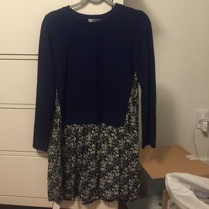 NWT Goodnight Macaroon Navy sweater dress