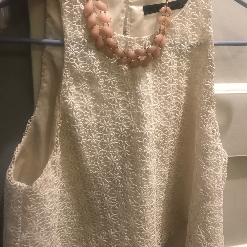 Beautiful Zara ivory top!
