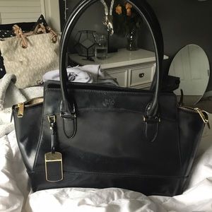 Ralph Lauren black purse satchel bag