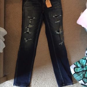 Super stretch jeggings from American eagle