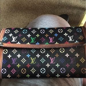 Authentic Louis Vuitton wallet & Coach Cross body