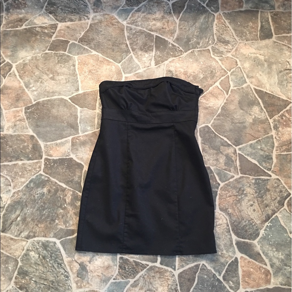 Black mini cocktail dress