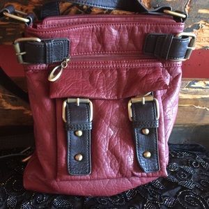 Quality leather cross body bag purse
