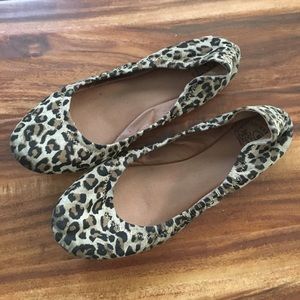 Lucky Brand Cheetah Print Slippers