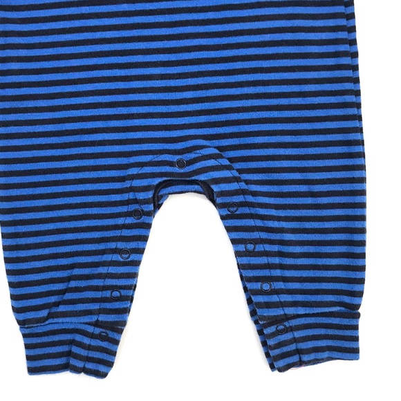 GAP Black and Blue Stripe Romper - Picture 7 of 8