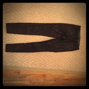 Maroon/black articles of society jeans