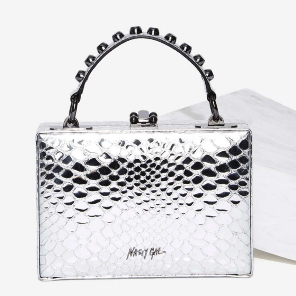 Nasty Gal Girl Boxx Vegan Leather Crossbody Bag