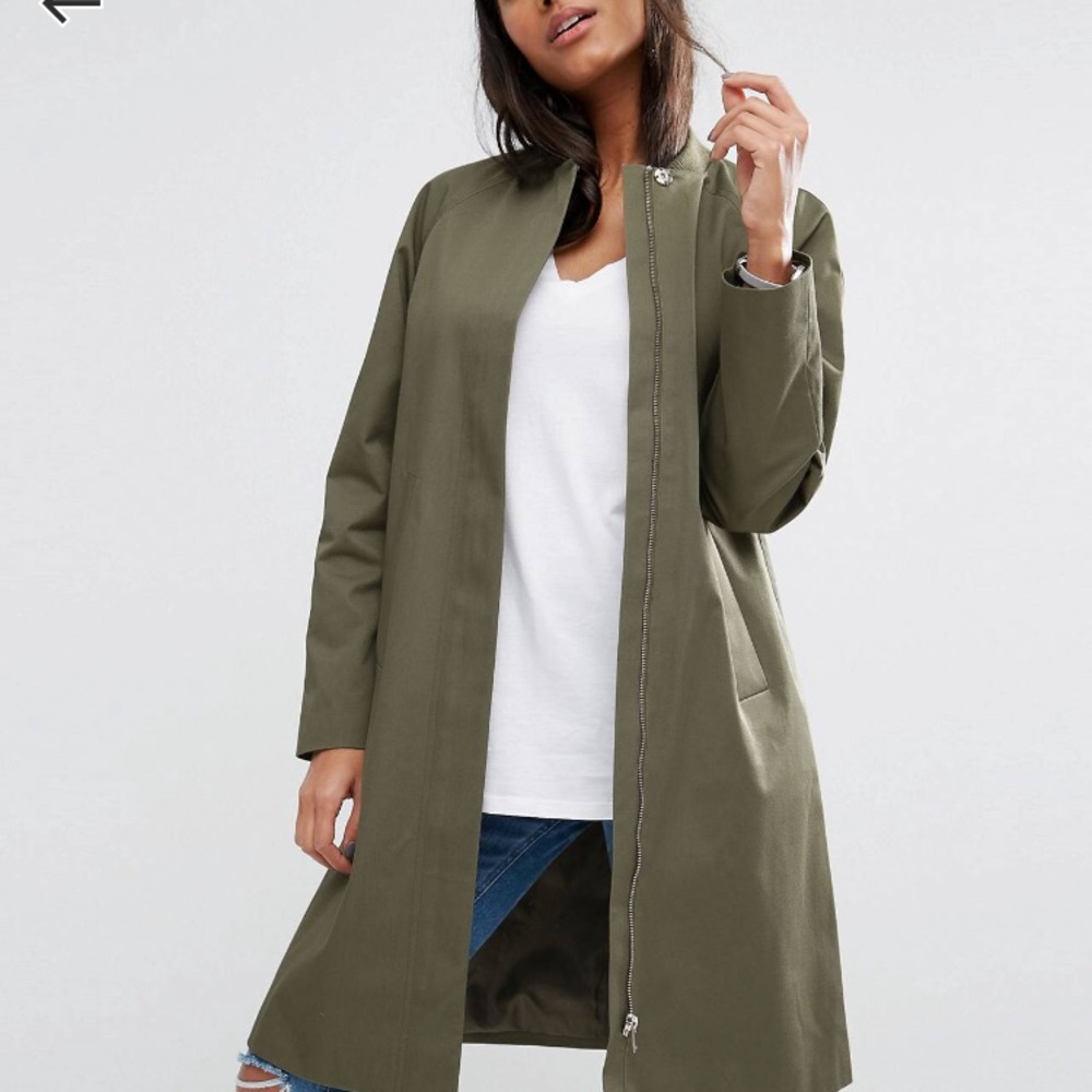 ASOS Army Green Trench