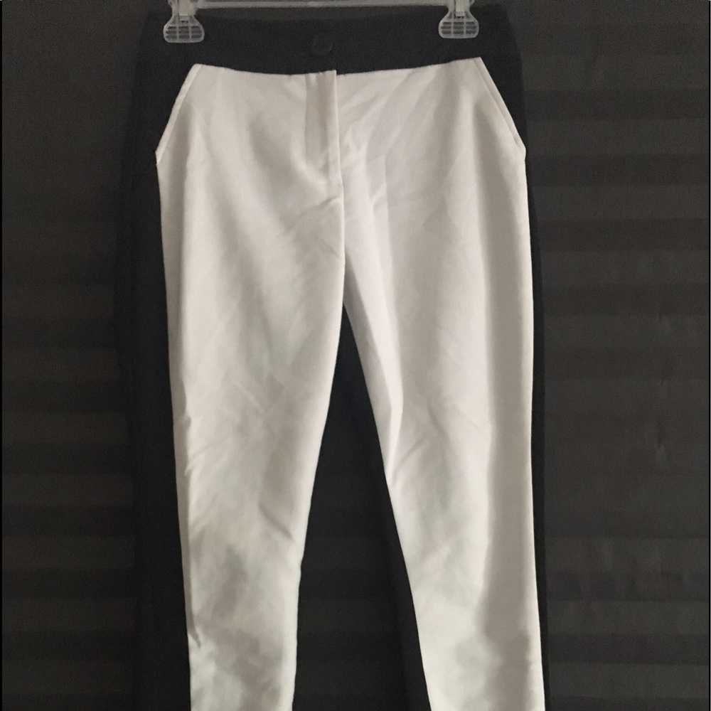 Black and White Dress Pants