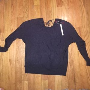 NEW WITH TAG! Philanthropy Back Tie Sweater