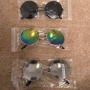 Round Aviator Sunglasses