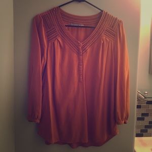 Mustard yellow stitch fix top