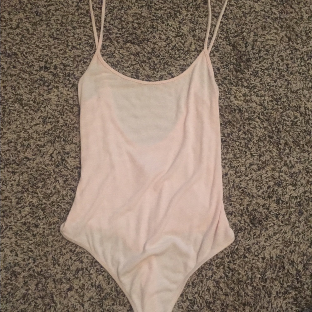 American apparel M ribbed thong bodysuit