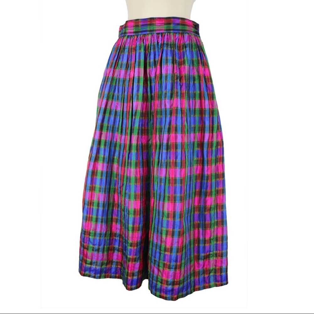 100% SIlk Maxi Skirt  Sz 6-8