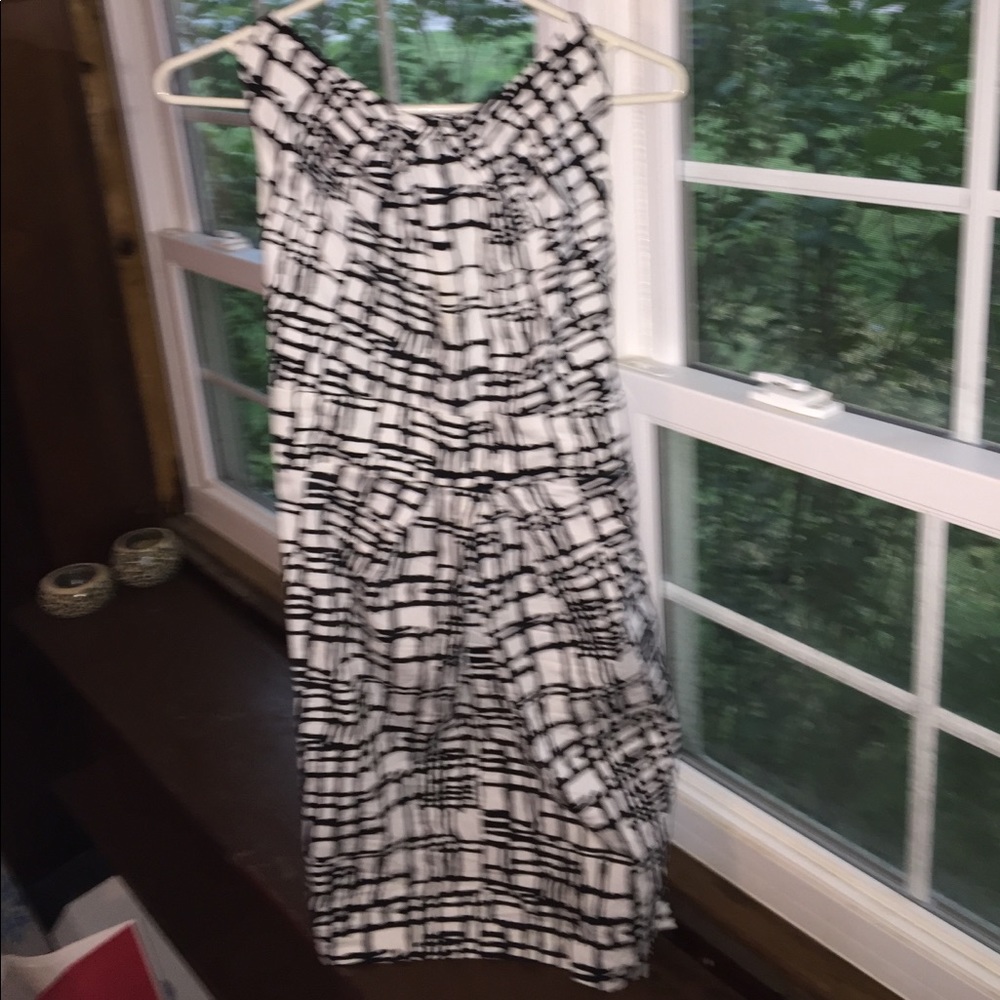 Black and white dress
