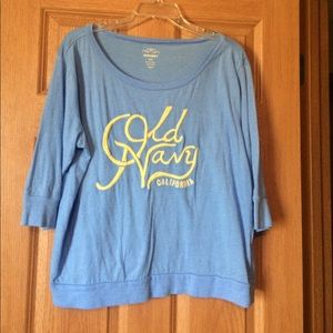 XL Old Navy elbow sleeve t-shirt