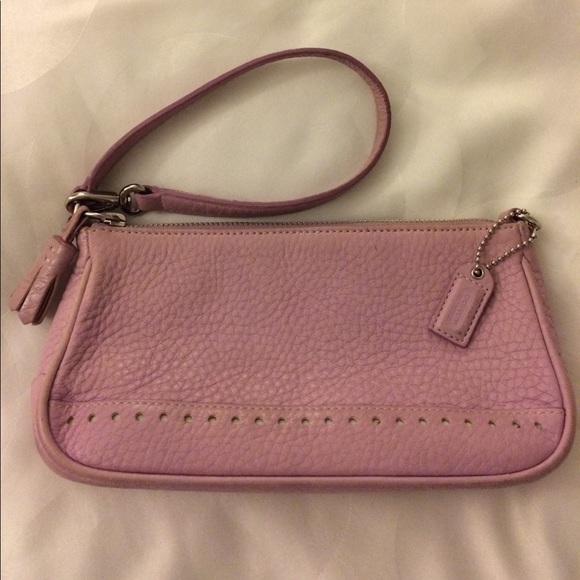 Coach Super cute Coach lilac shoulder/wristlet bag from ! sky's