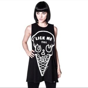 ON HOLD: RE-Posh! Killstar Ice Cream tank top