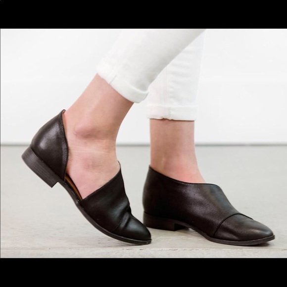 NEW SIZES Ladies open shank ballerina flats. Stone - Picture 4 of 7