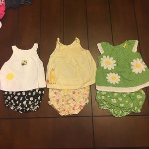 Gymboree gently used play-sets.