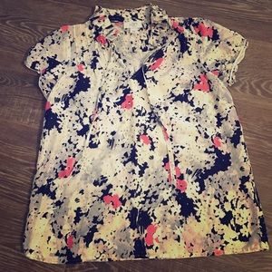 LOFT floral blouse