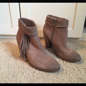 Jessica Simpson fringe booties