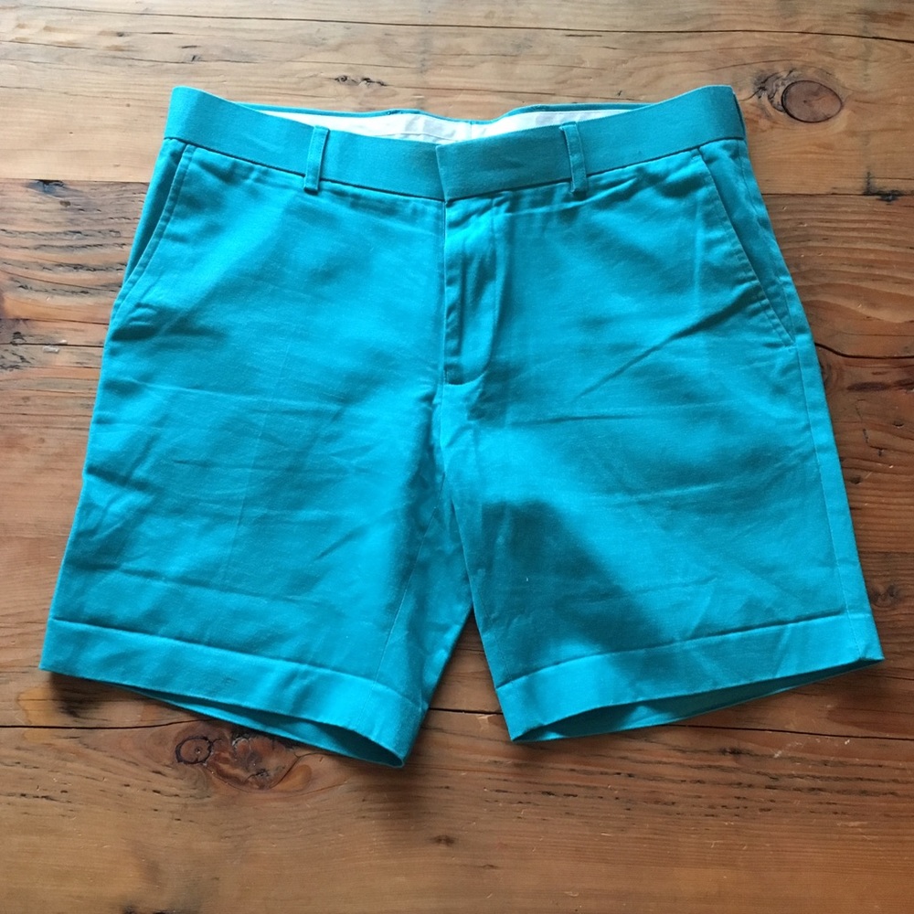 Topman Pool Blue Chino Shorts