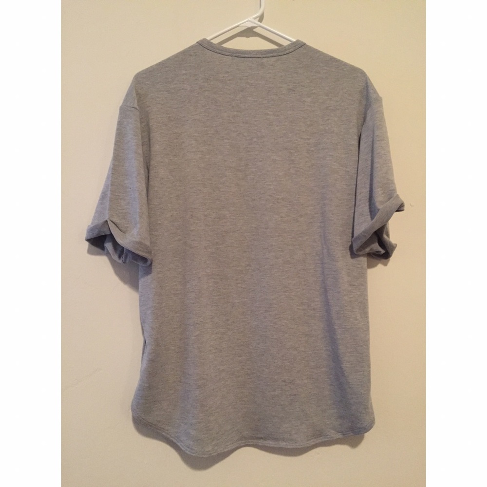 Grey 'Rock N Roll' Lace Up Choker Top NWOT - Picture 4 of 4