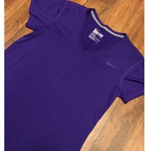 Nike Dri-Fit V-Neck T-Shirt