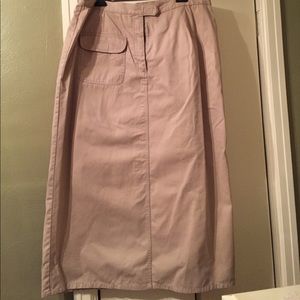 Khaki Skirt w/ cute pocket detail from Crossroads